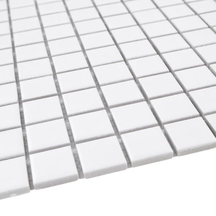 Raw Decor Mini Cubic Biała matowa mozaika uniwersalna