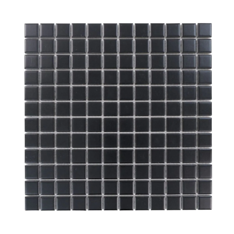 Raw Decor Mini Cubic Czarna matowa mozaika uniwersalna