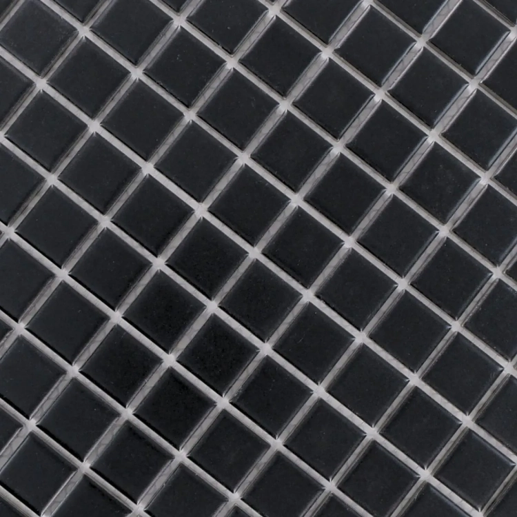 Raw Decor Mini Cubic Czarna matowa mozaika uniwersalna