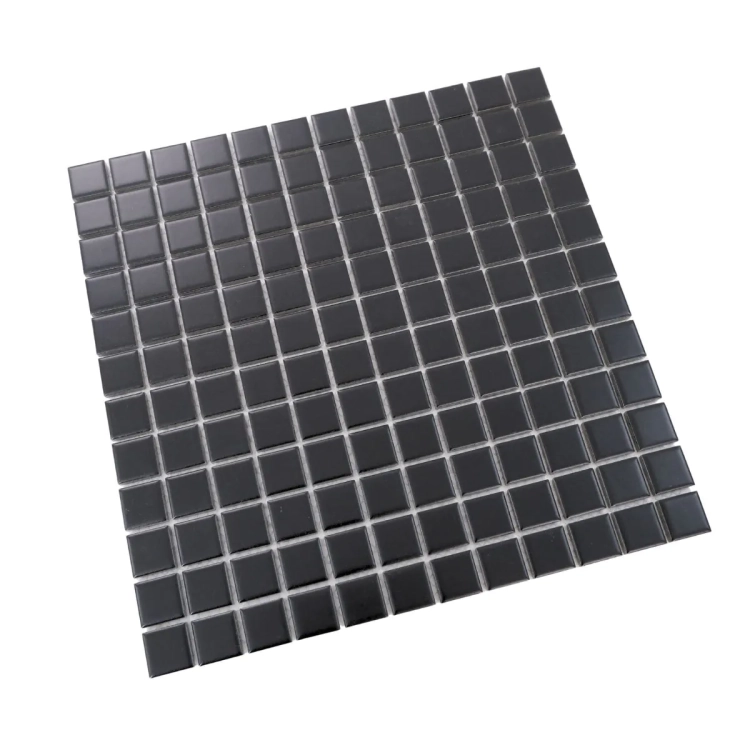 Raw Decor Mini Cubic Czarna matowa mozaika uniwersalna
