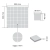 Raw Decor Cubic Szachownica matowa mozaika uniwersalna