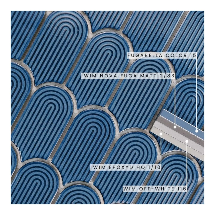 Raw Decor Wave Adriatyk Mat LAGS mozaika ścienna