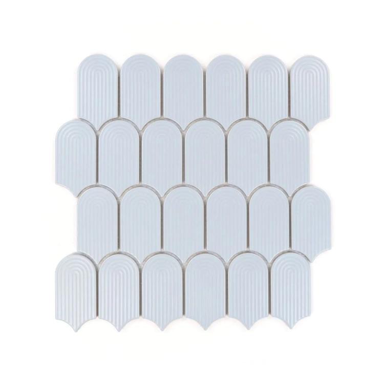 Raw Decor Wave Baby Blue Mat LANM mozaika ścienna