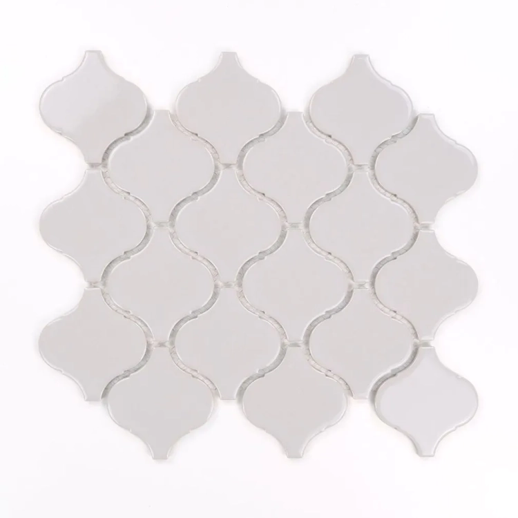 Raw Decor mozaika Arabeska Duża Jasnoszara ADSJS połysk