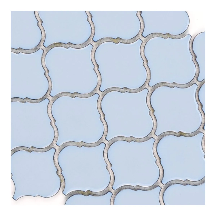Raw Decor mozaika Arabeska Średnia Baby Blue Połysk