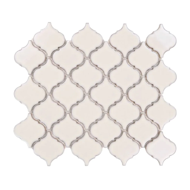 Raw Decor mozaika Arabeska Średnia Kremowa ASK połysk