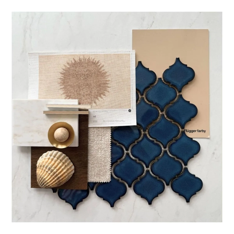 Raw Decor mozaika Arabeska Średnia Głębia Oceanu ASGO połysk