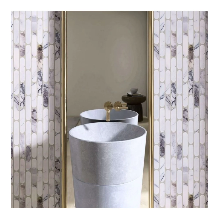 Raw Decor Eclair Luna Marble Poler mozaika wykonana z marmuru