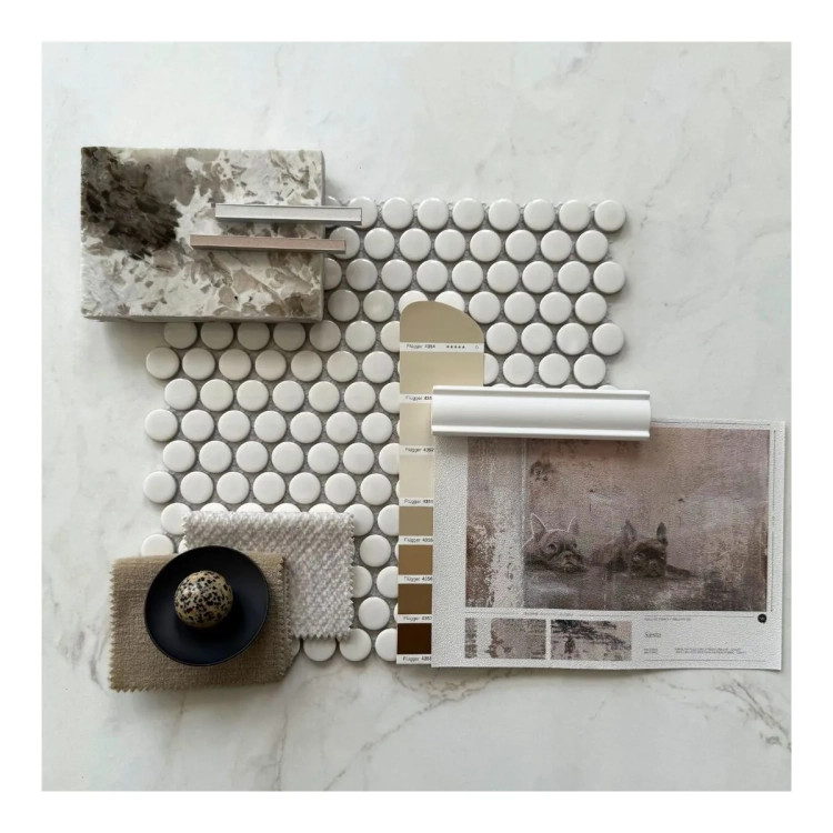 Raw Decor mozaika Candy Biała GWS połysk