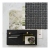 Raw Decor Cube Marble Nero szklana mozaika ścienna czarny mat