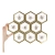 Raw Decor Heksagon XL Queen Bee Gold mozaika ze złotym motywem pszczół