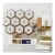 Raw Decor Heksagon XL Queen Bee Silver mozaika ze srebrnym motywem pszczół
