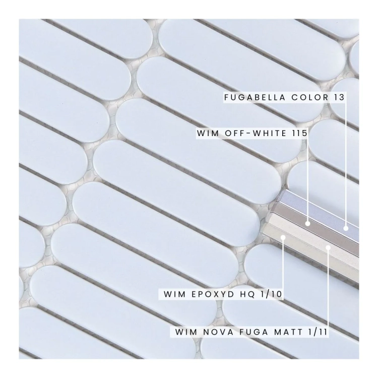 Raw Decor Eclair Paris Baby Blue matowa mozaika