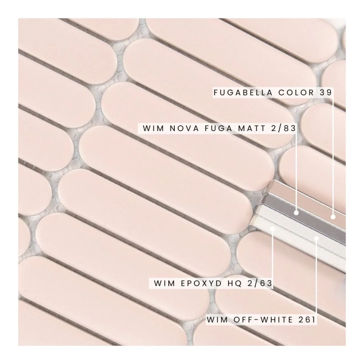 Raw Decor Eclair Paris Pink matowa mozaika