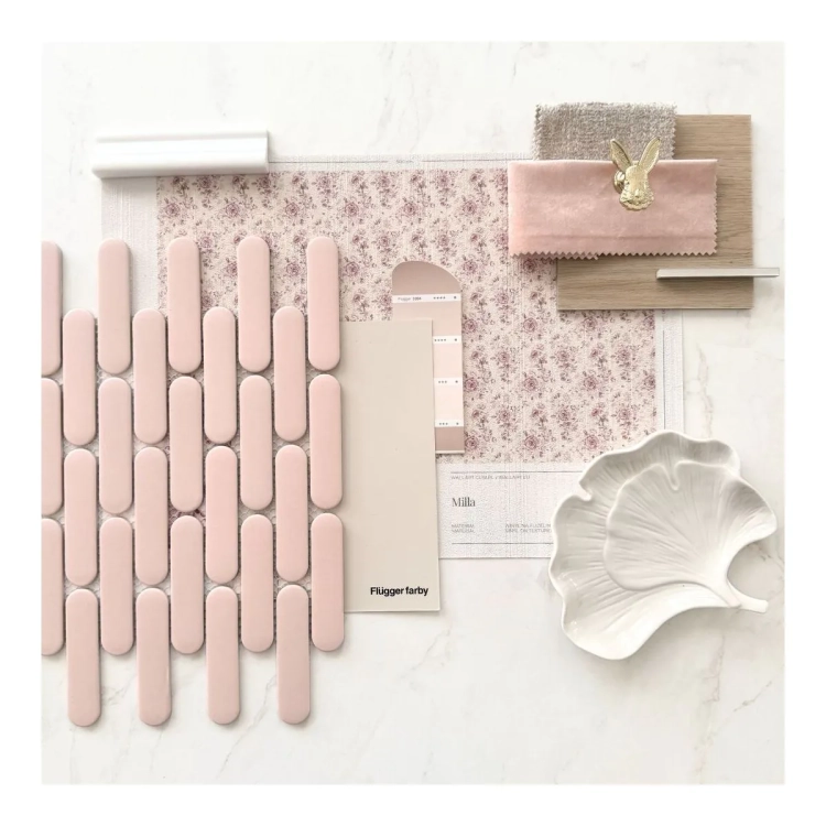 Raw Decor Eclair Cherie Pink Matowa mozaika