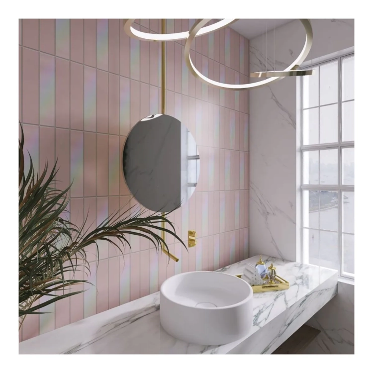 Raw Decor Metropolis Holo Pink Połysk