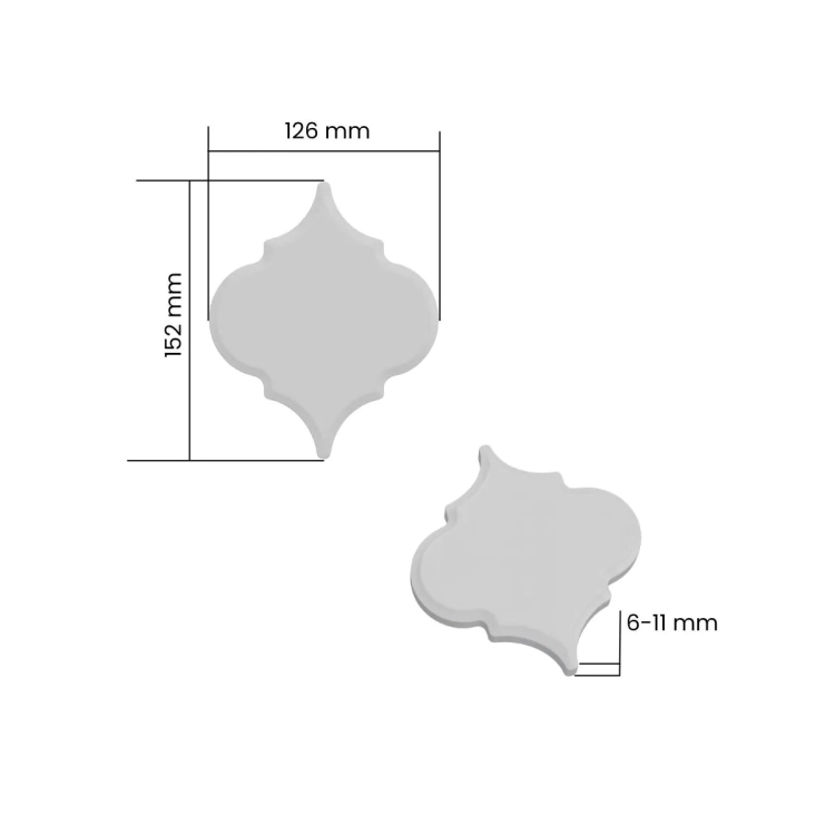 Raw Decor płytka Arabeska Carska Biała