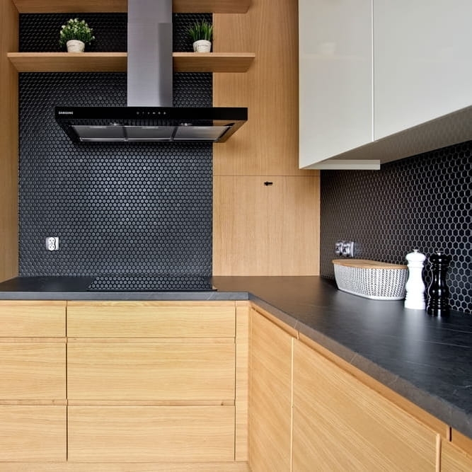 Raw Decor Heksagon mały HMCM czarna matowa