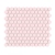 Raw Decor Heksagon Mały Pink Matowy mozaika plastry miodu