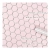 Raw Decor Heksagon Mały Pink Matowy mozaika plastry miodu