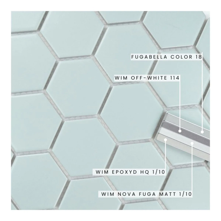 Raw Decor Heksagon Duży Miętowy