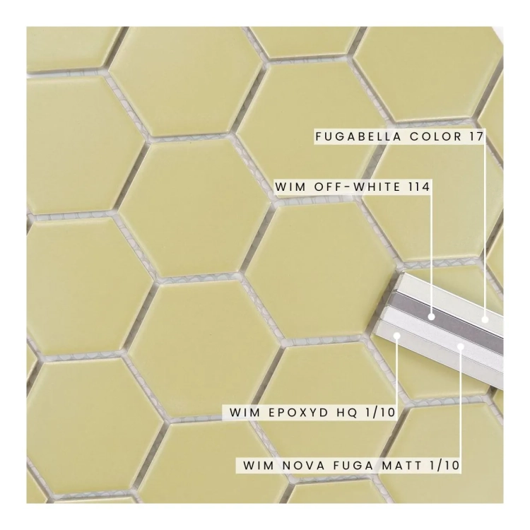 Raw Decor Heksagon Duży Golden Olive