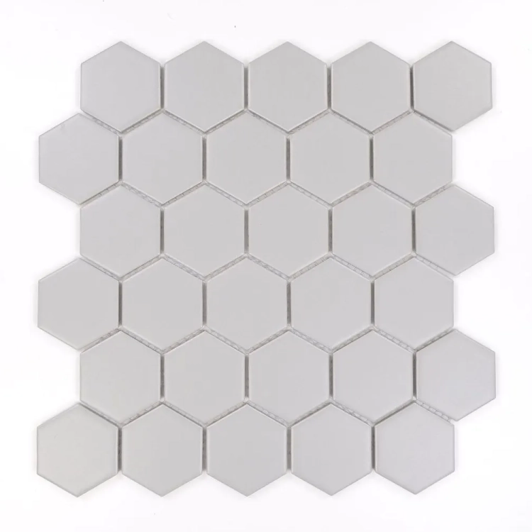 Raw Decor Heksagon Duży Jasno Szary