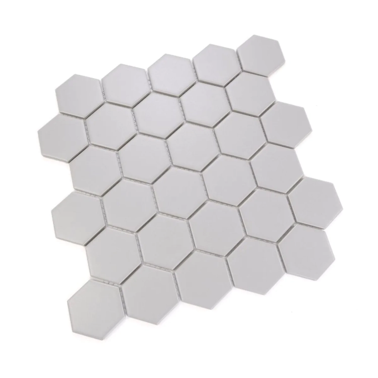 Raw Decor Heksagon Duży Jasno Szary