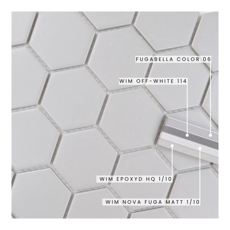 Raw Decor Heksagon Duży Jasnoszary