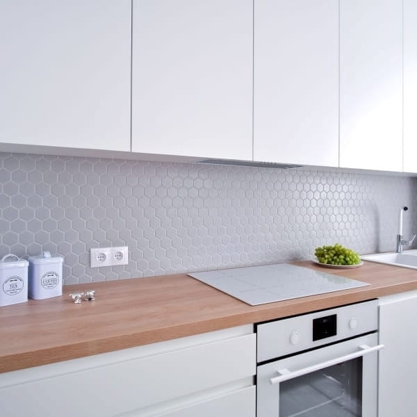 Raw Decor Heksagon Duży Jasnoszary