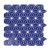 Raw Decor Constellation Cobalt Blue mozaika gwiazdki