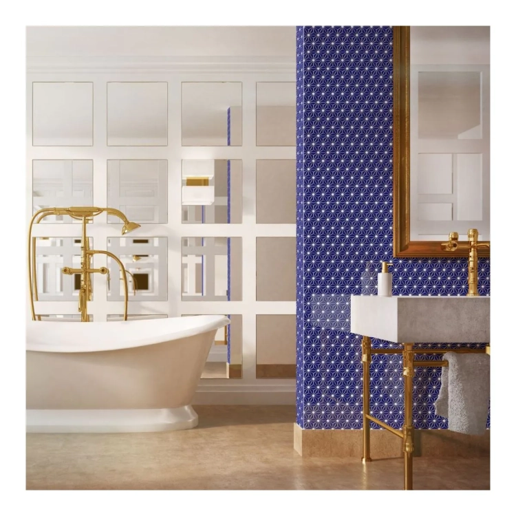 Raw Decor Constellation Cobalt Blue mozaika gwiazdki