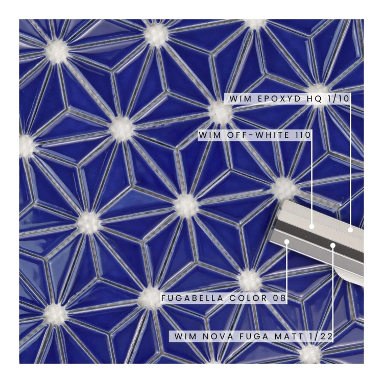 Raw Decor Constellation Cobalt Blue mozaika gwiazdki
