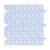 Raw Decor Constellation Light Blue mozaika gwiazdki