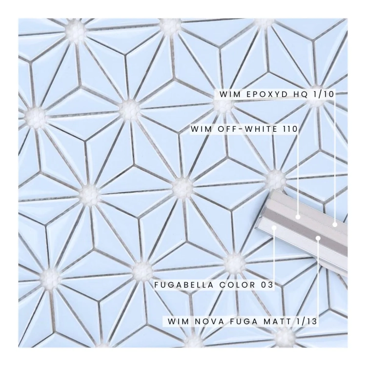 Raw Decor Constellation Light Blue mozaika gwiazdki