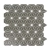 Raw Decor Constellation Dark Grey mozaika gwiazdki