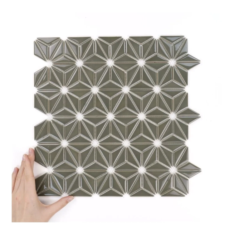 Raw Decor Constellation Dark Grey mozaika gwiazdki