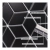 Raw Decor Diamond Czarna Matowa mozaika