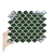 Raw Decor Flabellum Emerald połysk mozaika mała łuska