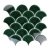 Raw Decor Flabellum Emerald zielona mozaika łuska połysk
