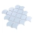 Raw Decor Flabellum Light Blue błękitna mozaika łuska połysk
