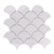 Raw Decor Flabellum Grey Połysk szara mozaika łuska
