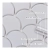 Raw Decor Flabellum Grey szara matowa mozaika łuska