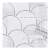 Raw Decor Flabellum Marble Matowa mozaika łuska marmurkowa