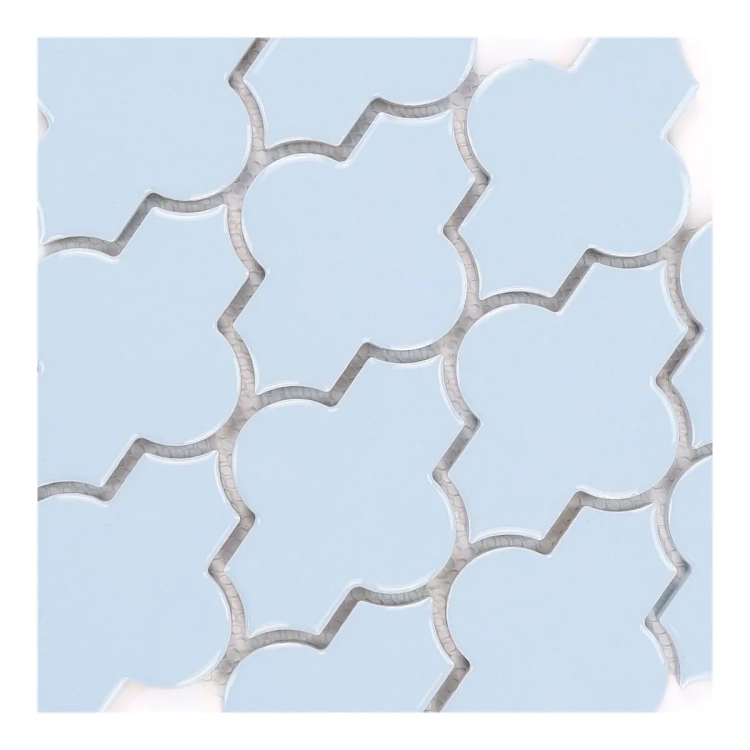 Raw Decor Arabeska Dover Serenity Blue błękitna mozaika połysk
