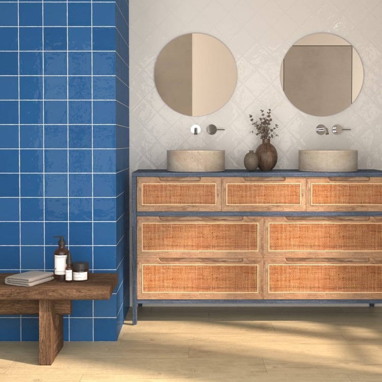 Dune Meknes Blanco 12,5x12,5 marokańskie kafelki ścienne