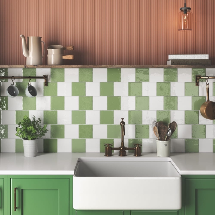 Dune Meknes Blanco 12,5x12,5 marokańskie kafelki ścienne