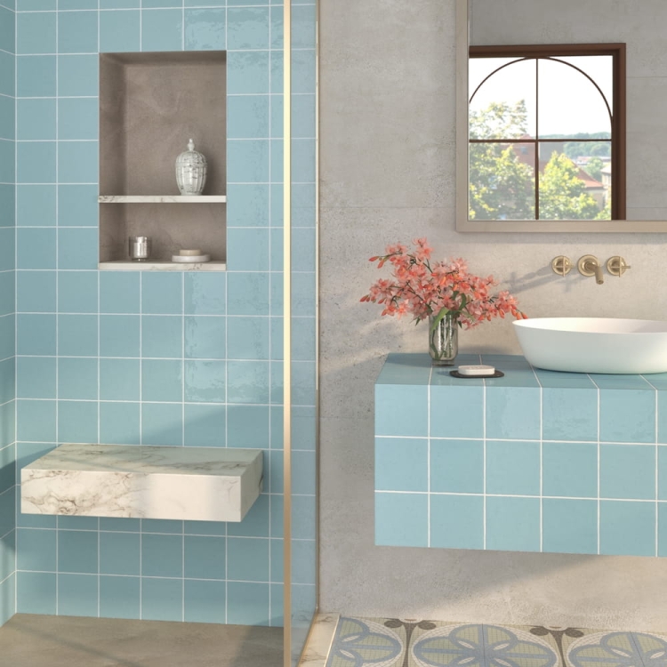 Dune Meknes Hielo 12,5x12,5 marokańskie kafelki ścienne