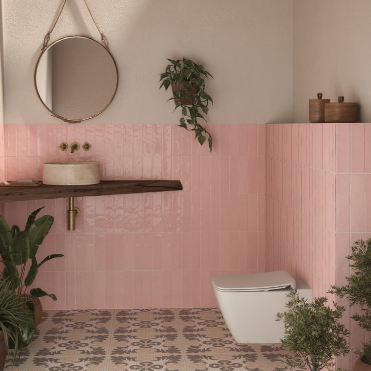 Dune Meknes Rosa 6,2x25 marokańskie cegiełki ścienne