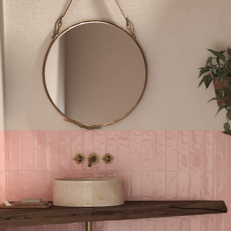 Dune Meknes Rosa 6,2x25 marokańskie cegiełki ścienne